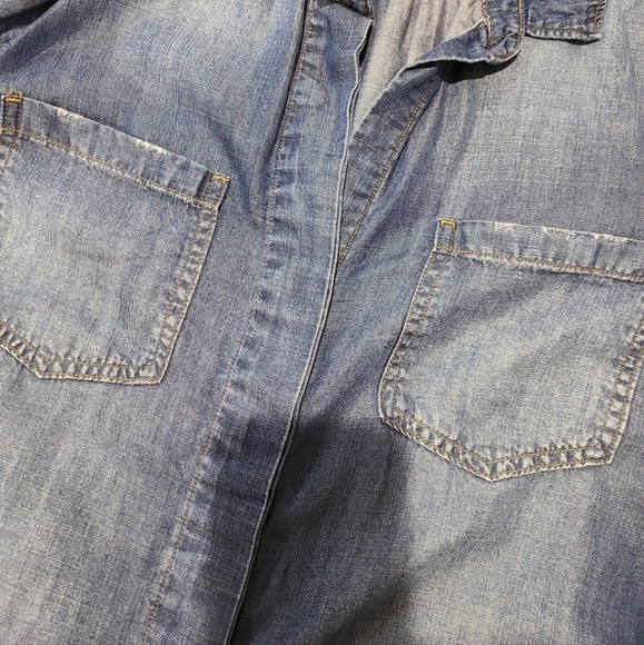 Cloth & Stone Womens Size‎ Med. CHAMBRAY Tencel - Picture 10 of 12